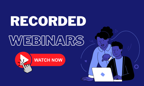 recorded webinars graphic