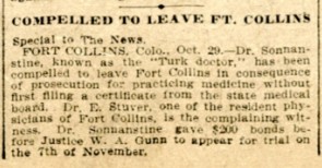 Newspaper article of the Rocky Mountain News.