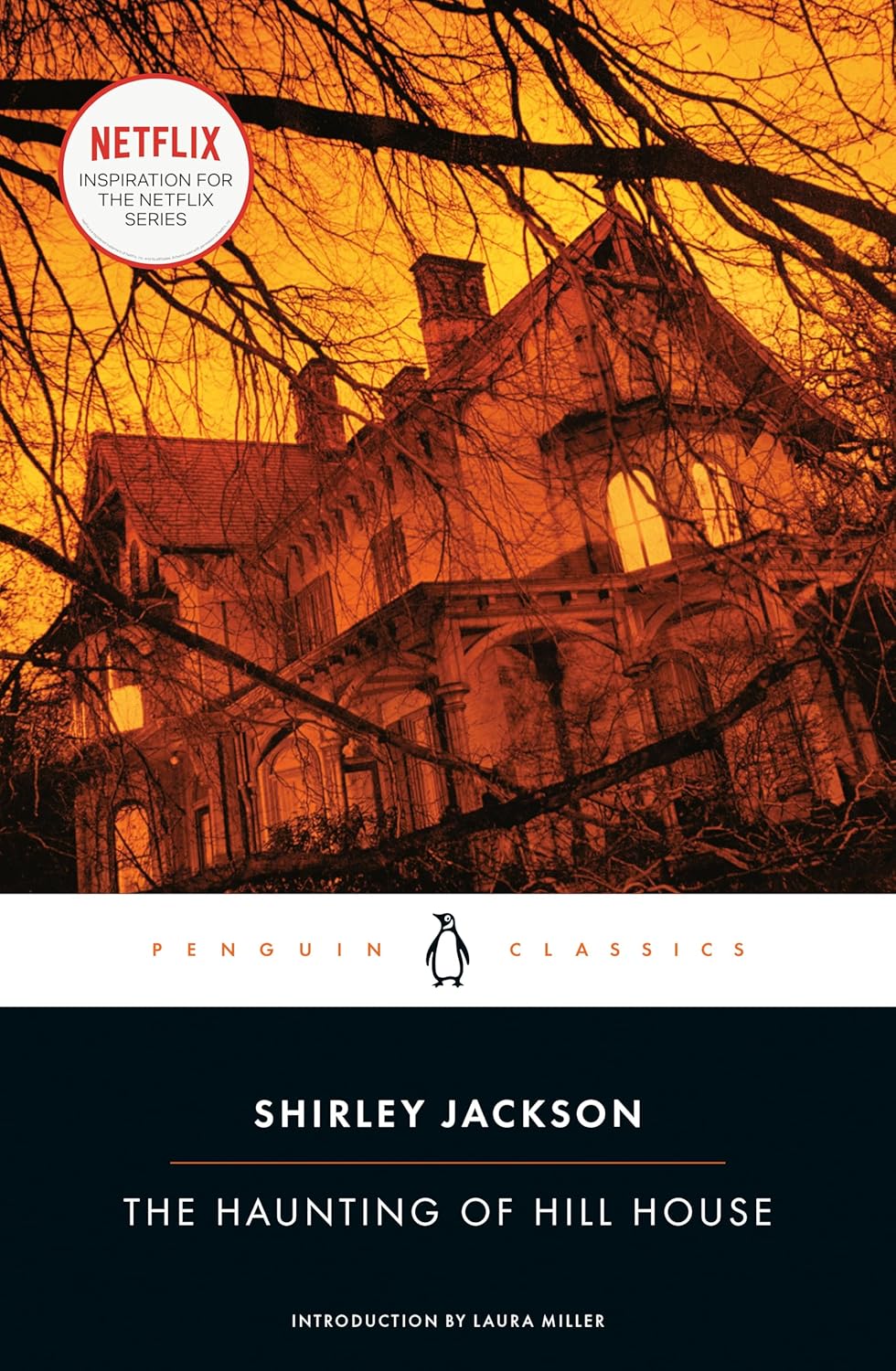 Cover art for The Haunting of Hill House, Penguin classic edition.