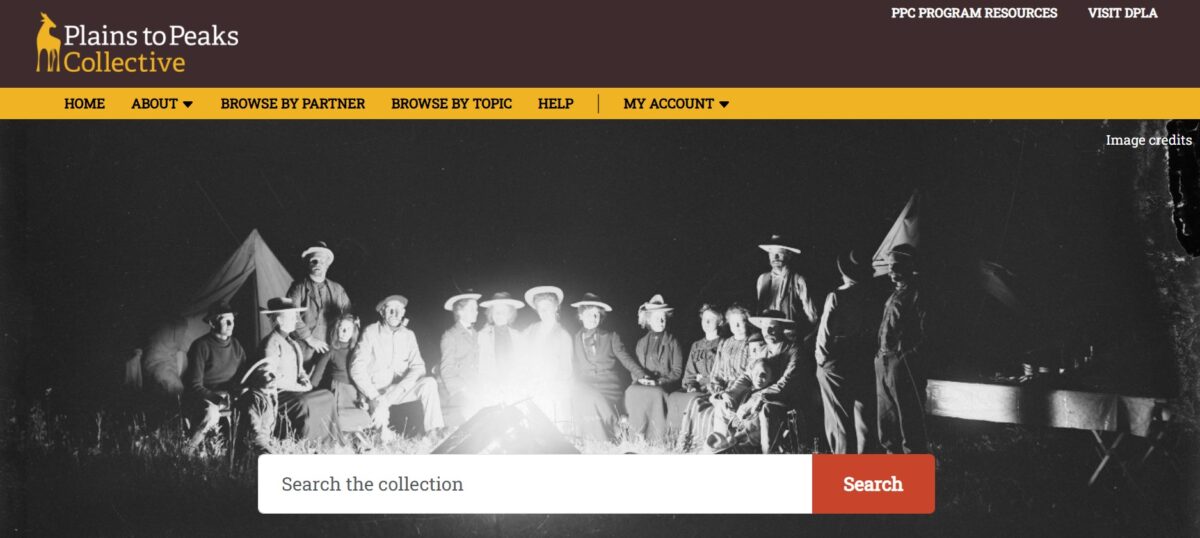 Screenshot 2026-06-25 160639 Screenshot of the plains to peaks home page.