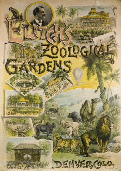 promotional poster for Elitch's Zoological Gardens