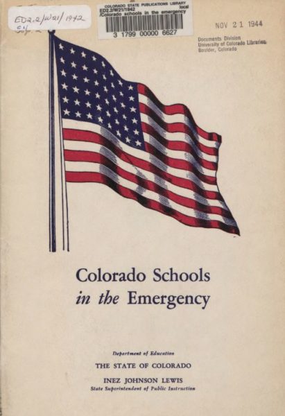 Colorado Schools in the Emergency