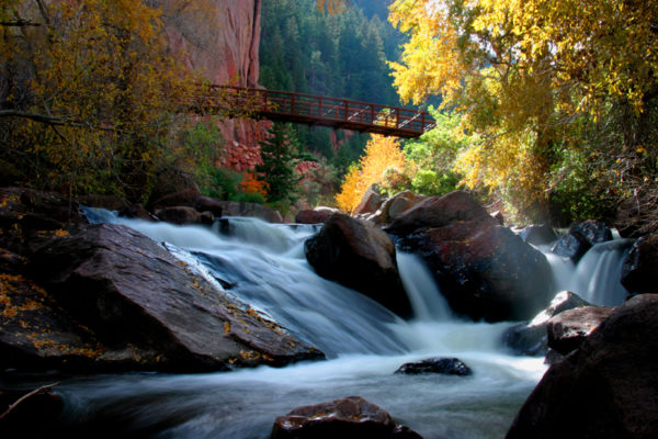 bridge at Eldorado Canyon State Park