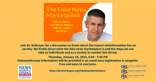 Fake News Marketplace January 2023 Flyer 2