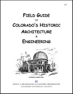 Cover of Field Guide to Colorado's Historic Architecture and Engineering