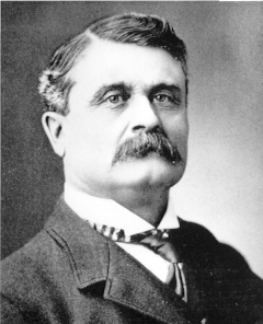 A black and white headshot of Governor James B. Orman