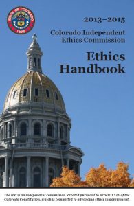 State ethics commission ethics handbook