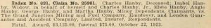 Claim in the death of Charles Hanby, by his widow Isabel, vs. Grand Junction Mining and Fuel Company