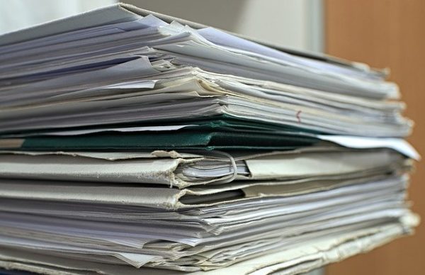 Stack of papers