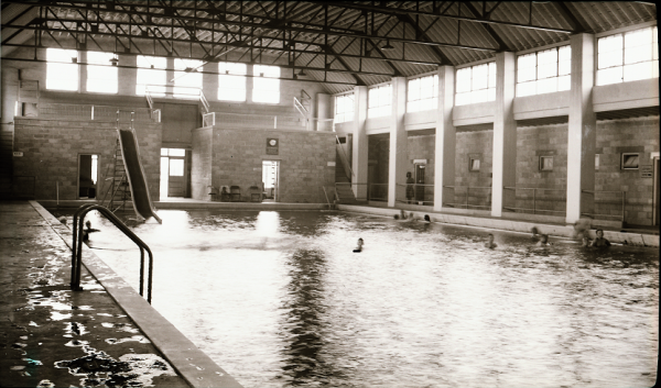 large indoor swimming pool