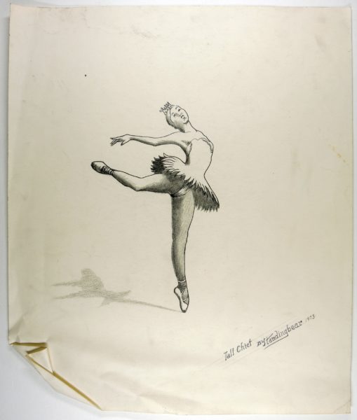 drawing of ballerina