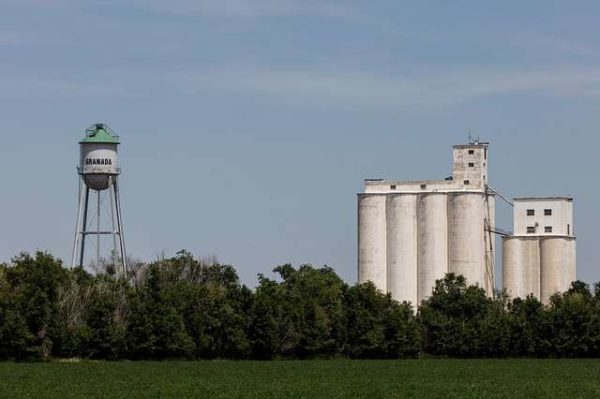 grain elevator near Grenada, Prowers County, Colorado